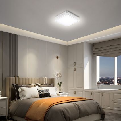 Brilagi - LED-Außenleuchte BENE LED/18W/230V 22x22 cm weiß IP54