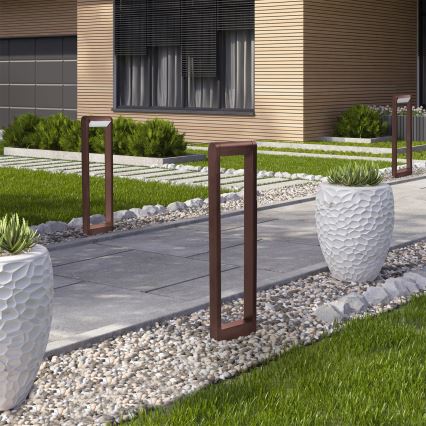 Brilagi - LED-Außenleuchte CROTONE LED/7W/230V braun IP54 80 cm