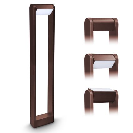 Brilagi - LED-Außenleuchte CROTONE LED/7W/230V braun IP54 80 cm