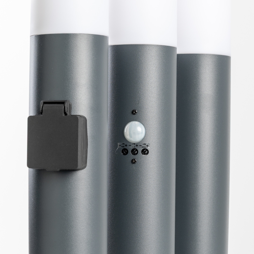 BRILAGI - LED Außenleuchte ELIA 1xE27/7W/230V 4000K IP44 50 cm anthrazit