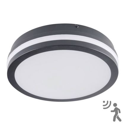 Brilagi - LED-Außenleuchte mit Sensor BENE LED/18W/230V Ø 22 cm anthrazit IP54