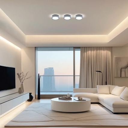 Brilagi - LED-Außenleuchte mit Sensor BENE LED/18W/230V Ø 22 cm anthrazit IP54