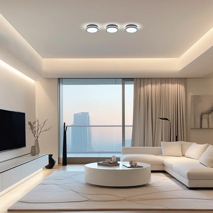 Brilagi - LED-Außenleuchte mit Sensor BENE LED/18W/230V Ø 22 cm anthrazit IP54
