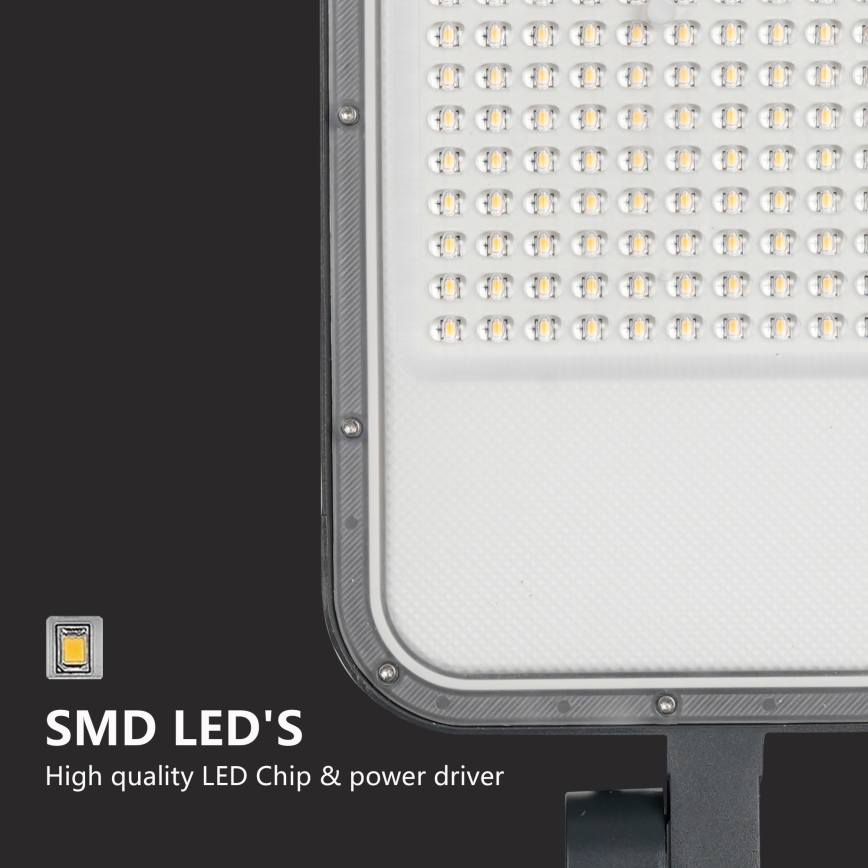 Brilagi - LED-Außen-Straßenleuchte mit Mast und Gelenk 3 m URBANLIGHT LED/100W/230V anthrazit IP65