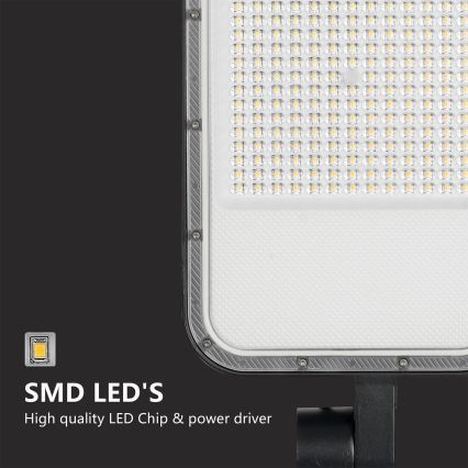 Brilagi - LED-Außen-Straßenleuchte mit 3 m Mast und Gelenk URBANLIGHT LED/200W/230V schwarz IP65