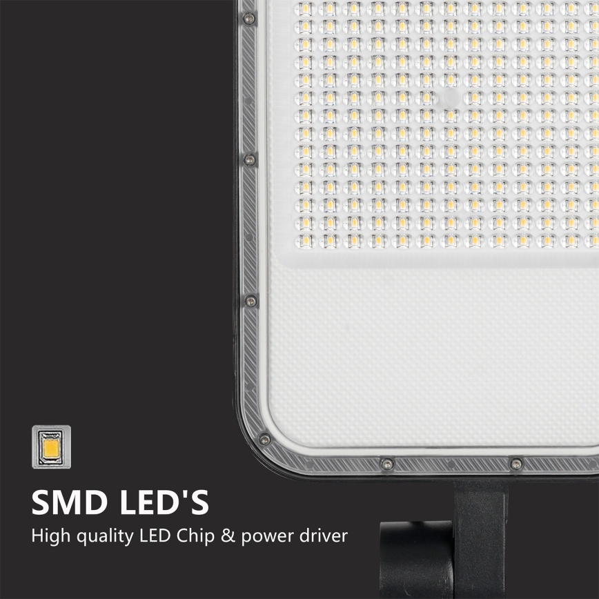 Brilagi - LED-Außen-Straßenleuchte mit 3 m Mast und Gelenk URBANLIGHT LED/200W/230V schwarz IP65