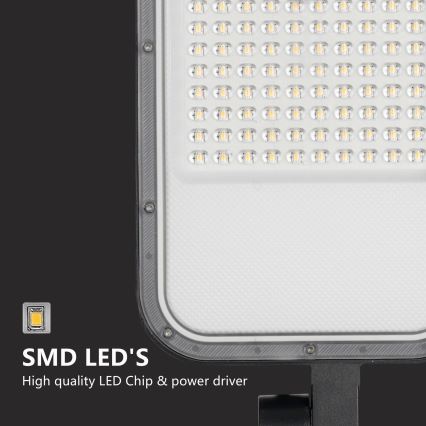 Brilagi - URBANLIGHT LED-Straßenlaterne für den Außenbereich mit 4 m Mast und Gelenk LED/100W/230V, schwarz, IP65