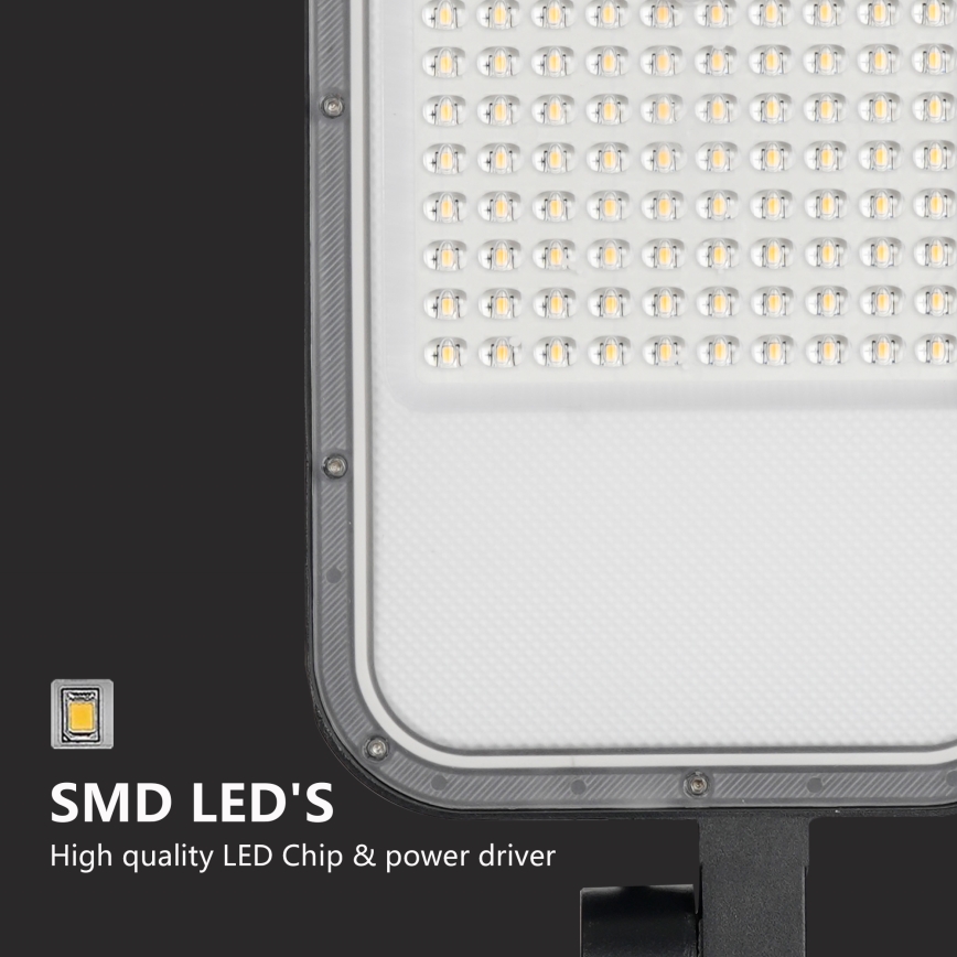 Brilagi - URBANLIGHT LED-Straßenlaterne für den Außenbereich mit 4 m Mast und Gelenk LED/100W/230V, schwarz, IP65