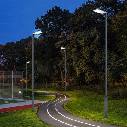 Brilagi - LED-Straßenleuchte für den Außenbereich mit Mast und Gelenk, 5 m, URBANLIGHT LED/200W/230V, anthrazit, IP65