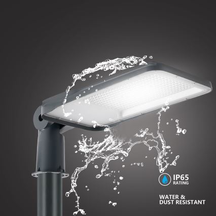 Brilagi - LED-Straßenleuchte für den Außenbereich mit Mast und Gelenk, 5 m, URBANLIGHT LED/200W/230V, anthrazit, IP65