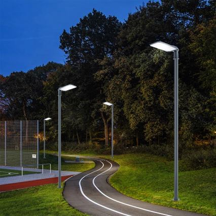 Brilagi - LED-Außen-Straßenleuchte mit 4 m Mast und Gelenk URBANLIGHT LED/200W/230V anthrazit IP65