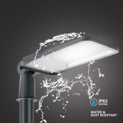 Brilagi - LED-Außen-Straßenleuchte mit 3 m Mast und Gelenk URBANLIGHT LED/200W/230V anthrazit IP65