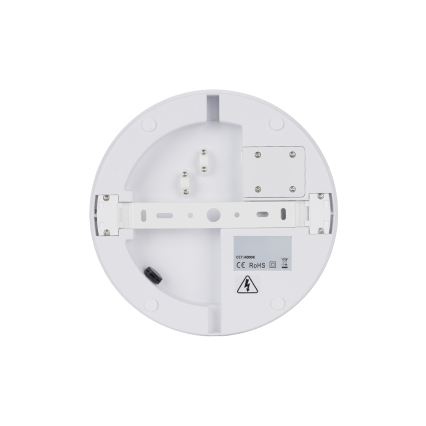 Brilagi - LED Außen-Deckenleuchte mit Sensor BENE LED/18W/230V Ø 21,5 cm weiß IP54