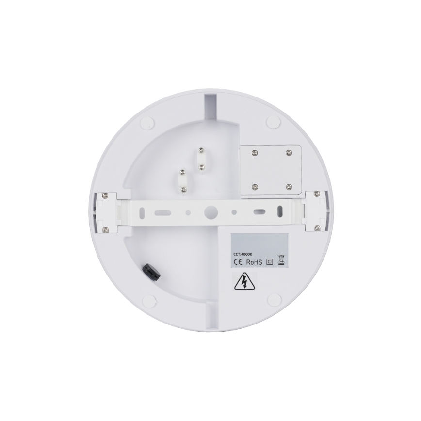 Brilagi - LED Außen-Deckenleuchte mit Sensor BENE LED/18W/230V Ø 21,5 cm weiß IP54