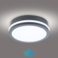 Brilagi - LED Außenleuchte mit Sensor BENE LED/18W/230V Ø 22 cm Anthrazit IP54