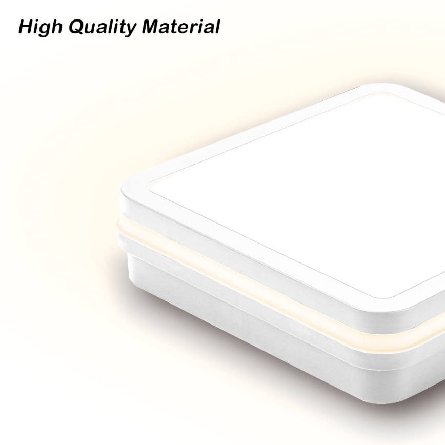 Brilagi - LED-Außenleuchte mit Sensor BENE LED/24W/230V 26x26 cm weiß IP54