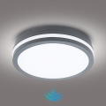 Brilagi - LED Außenleuchte mit Sensor BENE LED/24W/230V Ø 26 cm Anthrazit IP54