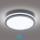 Brilagi - LED Außenleuchte mit Sensor BENE LED/24W/230V Ø 26 cm Anthrazit IP54