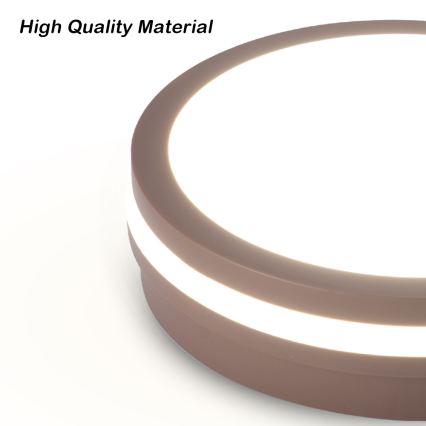 Brilagi - LED-Außenleuchte mit Sensor BENE LED/24W/230V Ø 26 cm braun IP54