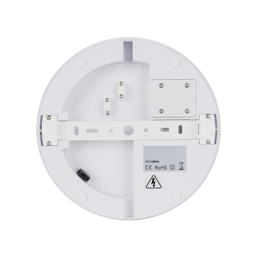 Brilagi - LED-Außen-Deckenleuchte mit Sensor BENE LED/24W/230V Ø 26 cm weiß IP54