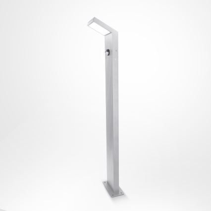 Brilagi - LED-Außenleuchte mit Sensor RIANO LED/8W/230V silber IP65
