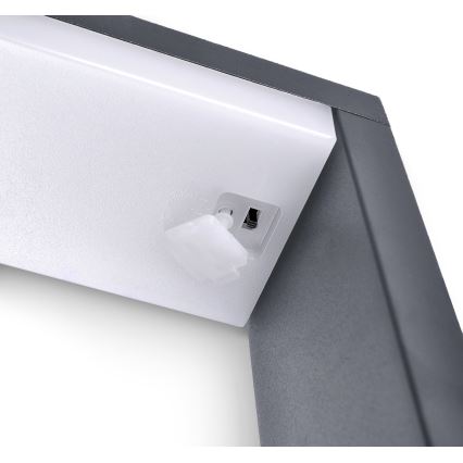 Brilagi - LED-Außenleuchte RAGUSA LED/7W/230V 3000/4000/6000K anthrazit IP54 80 cm