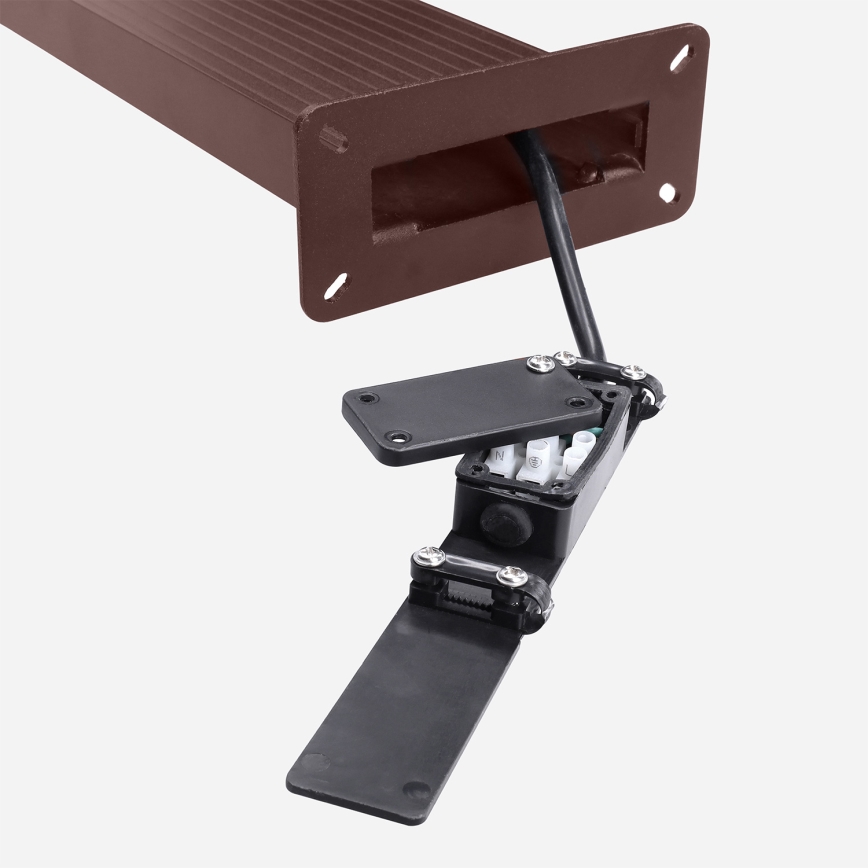 BRILAGI - LED-Außenleuchte RIANO LED/8W/230V, braun, IP65, 80 cm