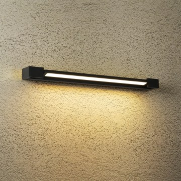 BRILAGI - LED Außenwandleuchte AQUA LINE LED/18W/230V 60 cm IP44 schwarz CRI 90