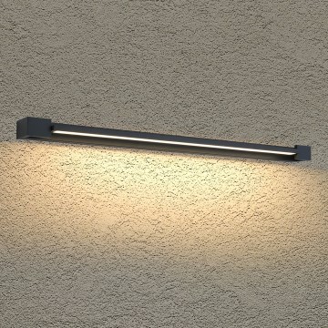 BRILAGI - LED Außenwandleuchte AQUA LINE LED/24W/230V 90 cm IP44 schwarz CRI 90