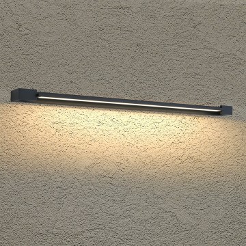 BRILAGI - LED-Außenwandleuchte AQUA LINE LED/28W/230V 100 cm IP44 schwarz CRI 90
