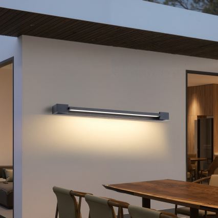 Brilagi - LED-Außenwandleuchte AQUA LINE LED/36W/230V 120 cm IP44 Anthrazit CRI 90