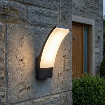 BRILAGI - LED Außenwandleuchte ARCELO LED/12W/230V IP65 schwarz