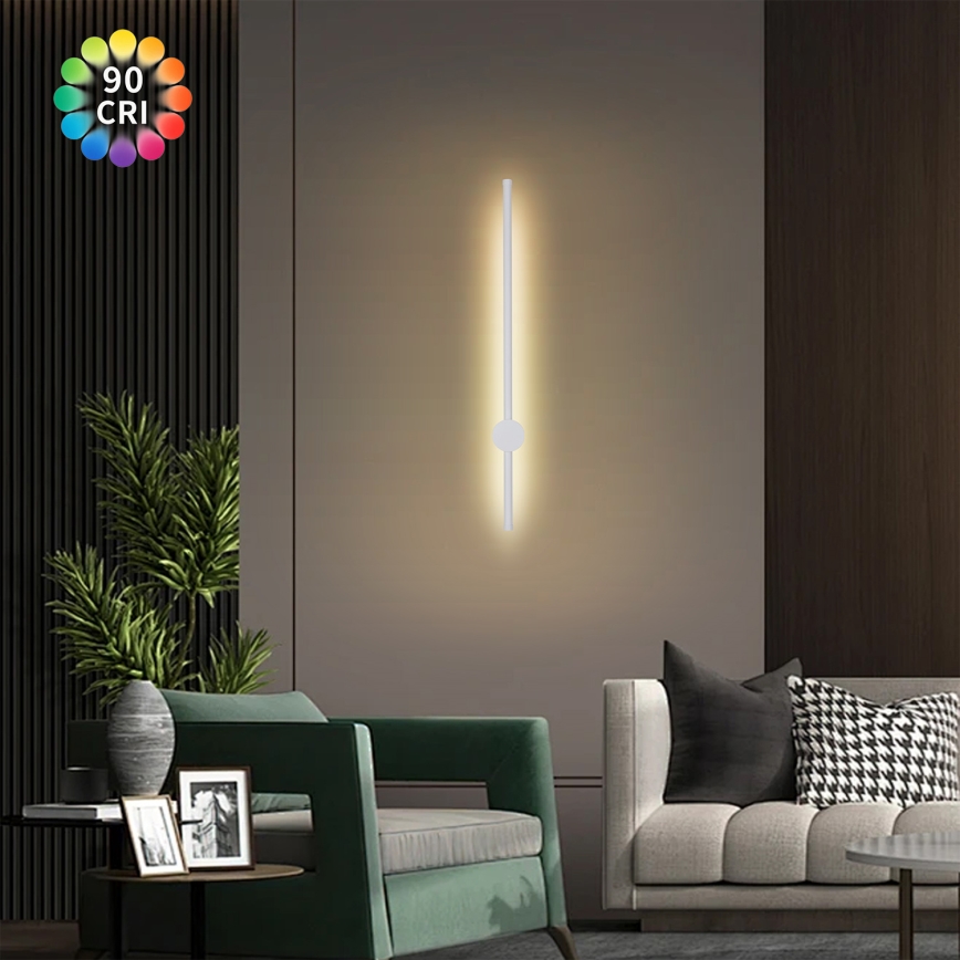 Brilagi - LED-Außenwandleuchte AURA LED/12W/230V 3000K IP54 65 cm weiß CRI 90