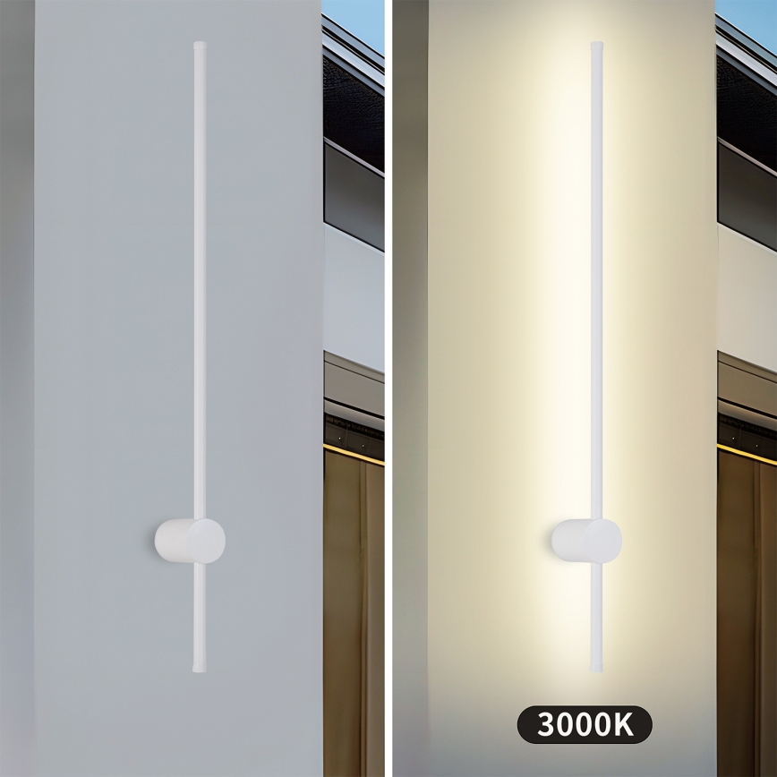 Brilagi - AURA LED-Außenwandleuchte LED/20W/230V 3000K IP54 97 cm Weiß CRI 90