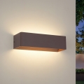 Brilagi - LED Außenwandleuchte DONNANI LED/12W/230V 30 cm braun IP44