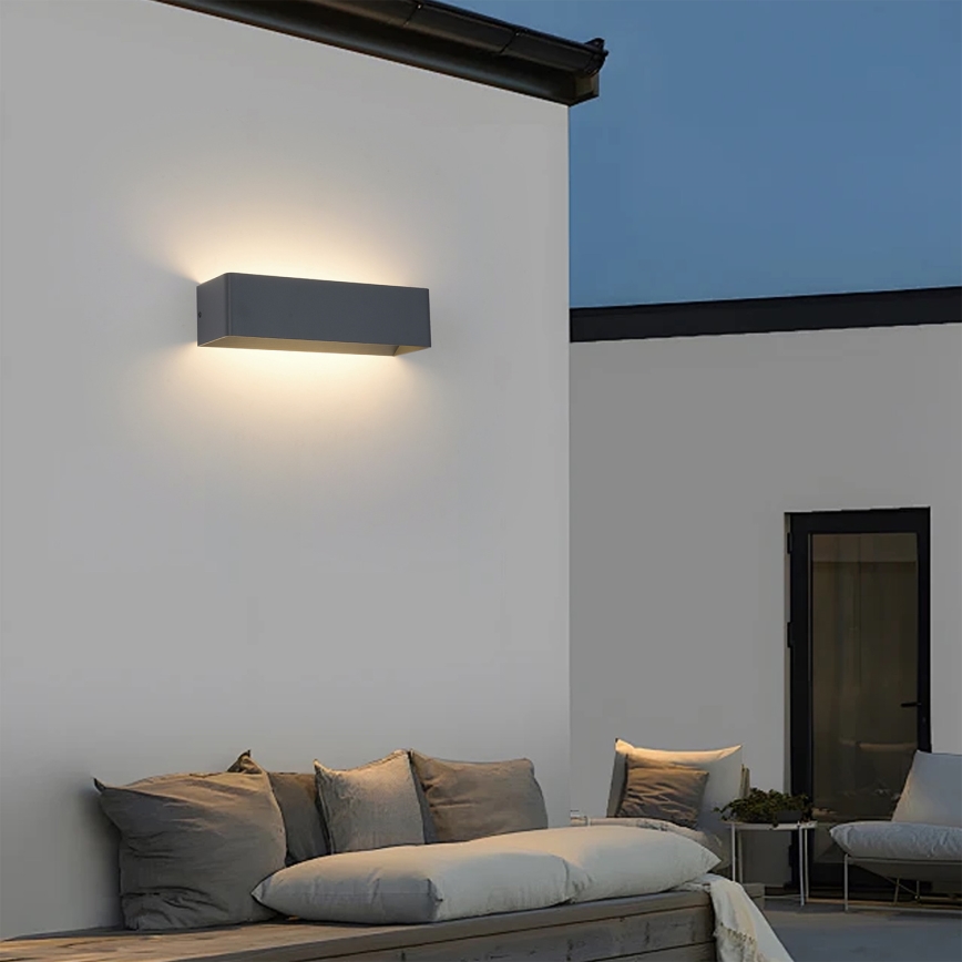 Brilagi - LED-Außenwandleuchte DONNANI LED/12W/230V anthrazit IP44