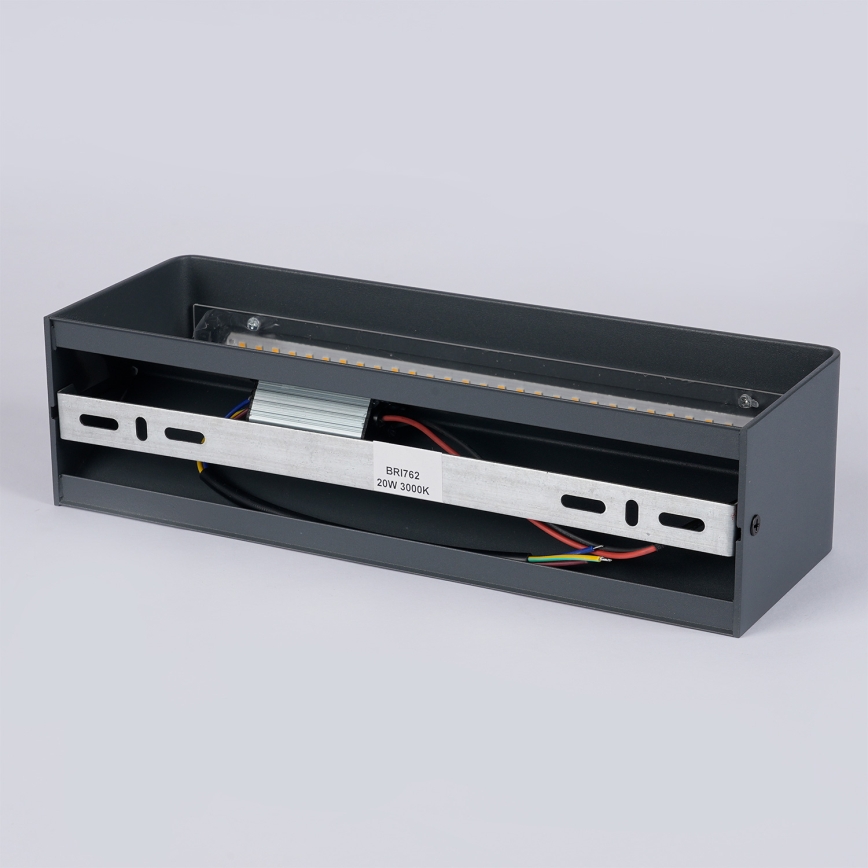 Brilagi - LED-Außenwandleuchte DONNANI LED/12W/230V anthrazit IP44