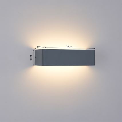 Brilagi - LED-Außenwandleuchte DONNANI LED/12W/230V anthrazit IP44