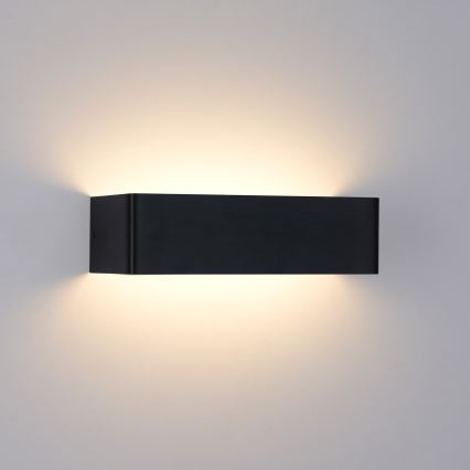 Brilagi - LED-Außenwandleuchte DONNANI LED/12W/230V schwarz IP44