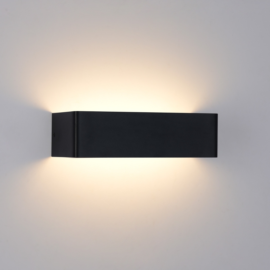 Brilagi - LED-Außenwandleuchte DONNANI LED/12W/230V schwarz IP44