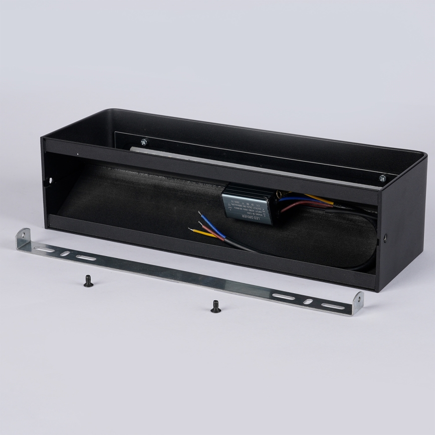 Brilagi - LED-Außenwandleuchte DONNANI LED/12W/230V schwarz IP44
