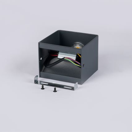 Brilagi - LED-Außenwandleuchte DONNANI LED/5W/230V 10 cm anthrazit IP44