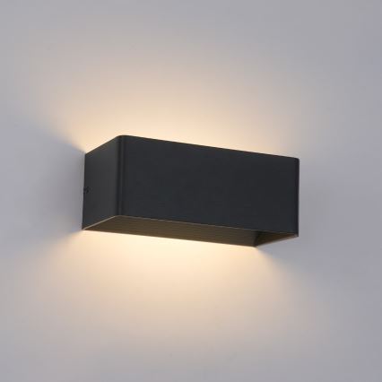 Brilagi - LED-Außenwandleuchte DONNANI LED/7W/230V 20 cm schwarz IP44
