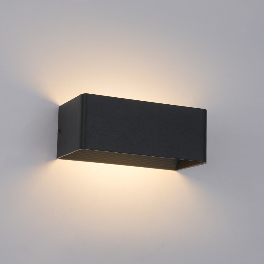 Brilagi - LED-Außenwandleuchte DONNANI LED/7W/230V 20 cm schwarz IP44