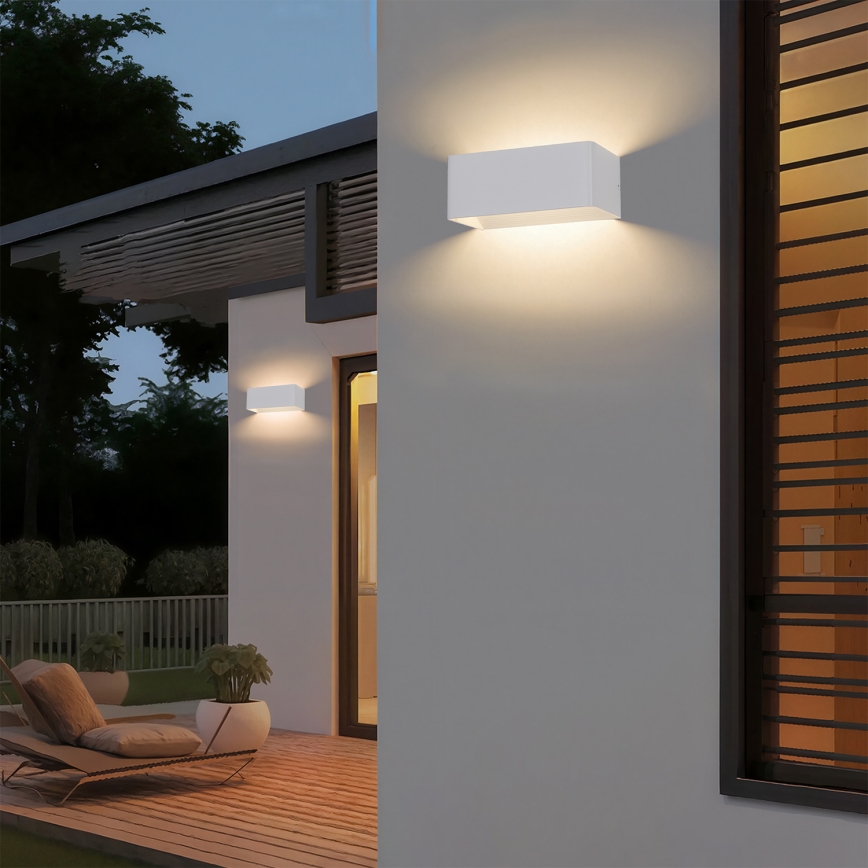 Brilagi - LED Außenwandleuchte DONNANI LED/7W/230V weiß IP44