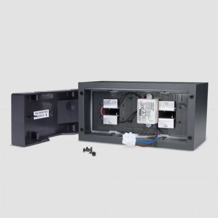 Brilagi - LED-Außenwandleuchte DOUBLE CUBE LED/12W/230V anthrazit IP65