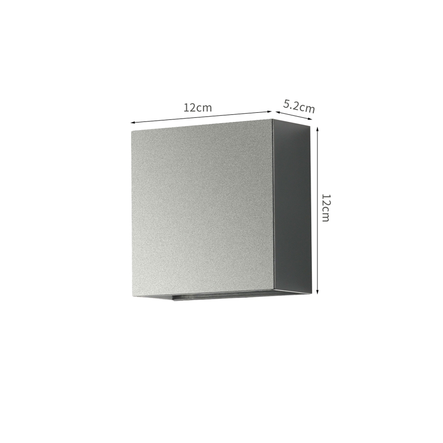 Brilagi - LED-Außenwandleuchte DOUBLERAY LED/4W/230V Anthrazit IP65