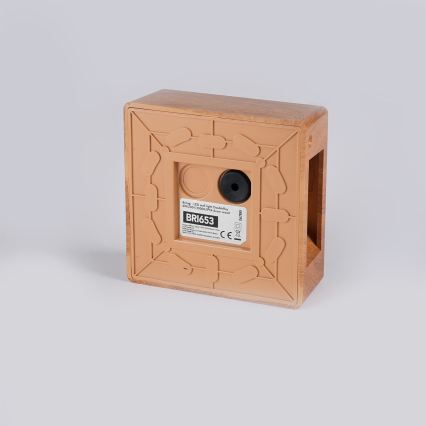 Brilagi - LED-Außenwandleuchte DOUBLERAY LED/6W/230V, Holzdekor, IP54