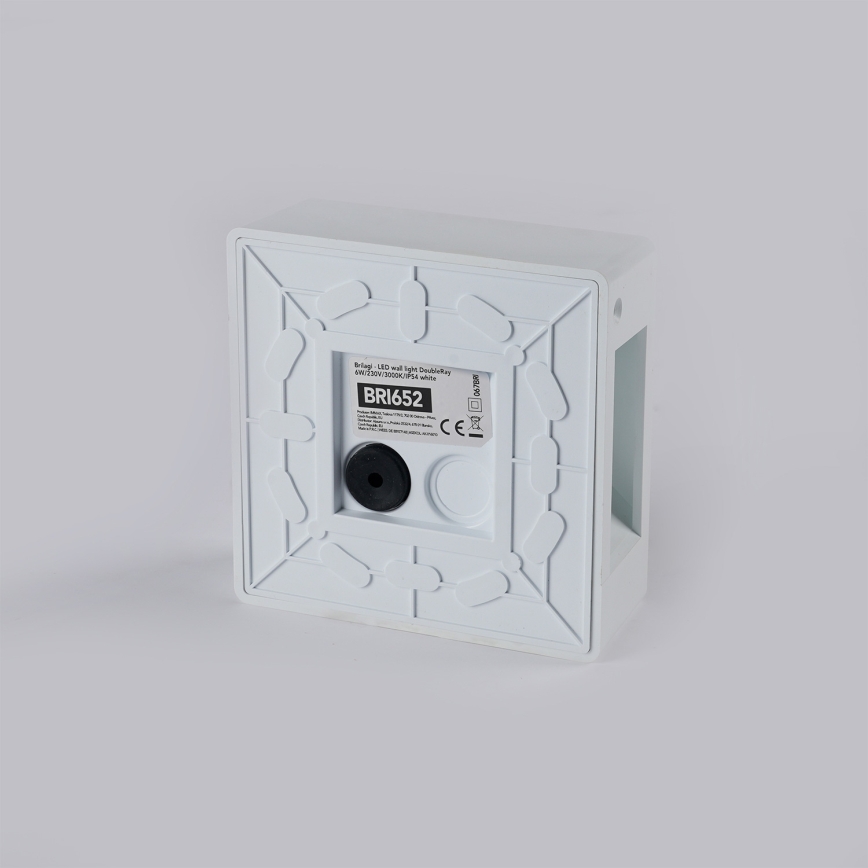 Brilagi - LED-Außenwandleuchte DOUBLERAY LED/6W/230V weiß IP54