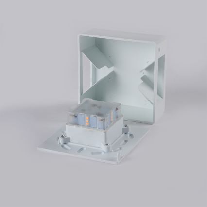 Brilagi - LED-Außenwandleuchte DOUBLERAY LED/6W/230V weiß IP54